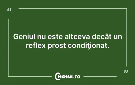 Sfârşitul e un început prost.