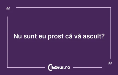Românul nu mănâncă mult, ci prost.