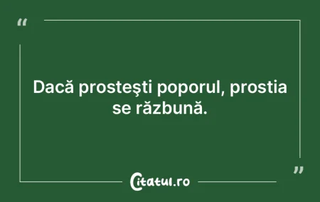 E atâta prostie, încât îţi stă min...