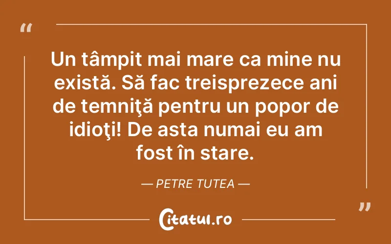 Citat Petre Tutea - citate viata