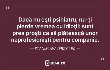 A fost prostia naţionalizată? N-am auz... A fost prostia naţionalizată? N-am auz...
