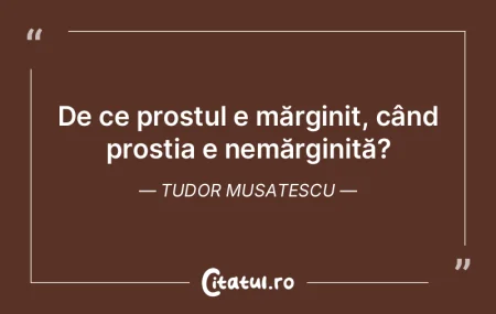Şi proştii au subaltenii lor. Tudor Mu... Şi proştii au subaltenii lor. Tudor Mu...