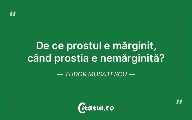 Citat Tudor Musatescu - citate viata