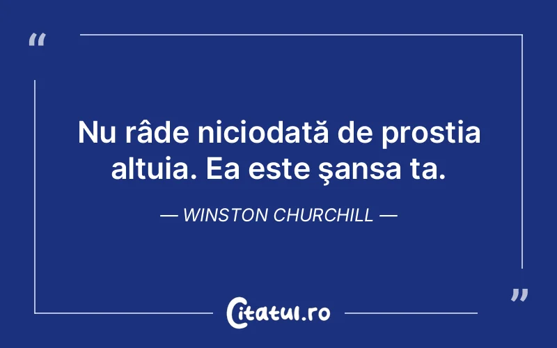 Citat Winston Churchill - citate viata