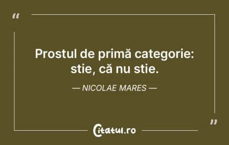 Prostia „moștenită”, greu se lasă...