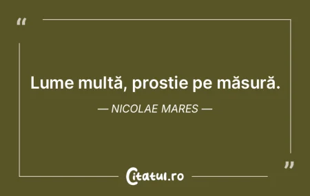 Prostia la noi s-a împământinit. Ceva... Prostia la noi s-a împământinit. Ceva...