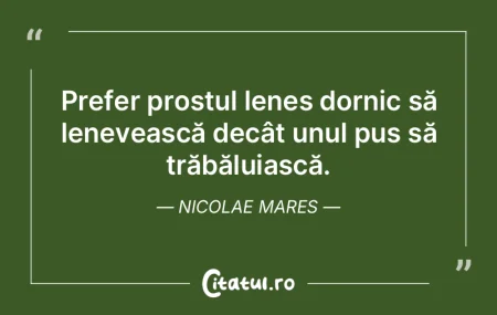 De ce n-au proștii conștiință? Pentr...