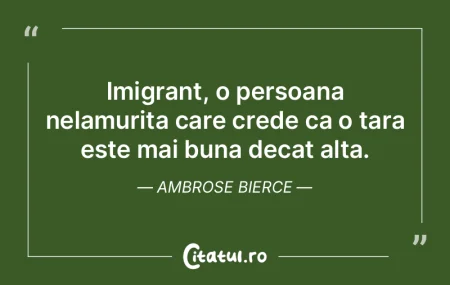 O națiune nu poate fi construită și m...