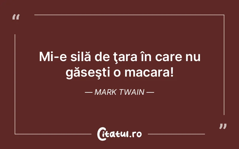 Citat Mark Twain - citate viata