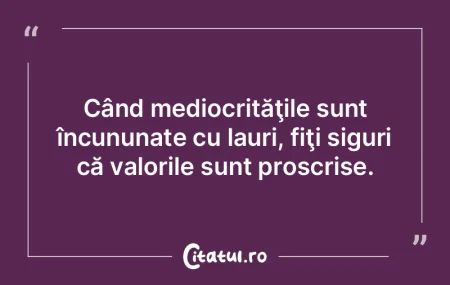 Când nulităţile sunt încununate cu l... Când nulităţile sunt încununate cu l...