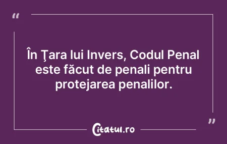 Cel ce stă-n genunchi să nu râdă de ...