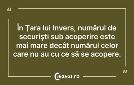 Avem un talent inegalabil între popoare...