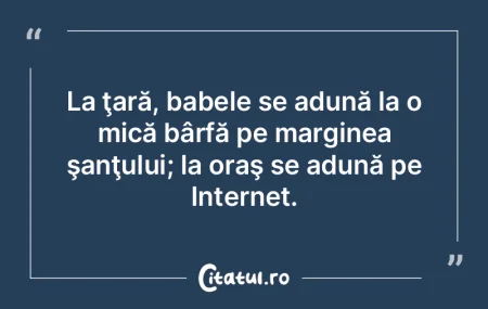 O naţiune atinge culmea degradării ei ...