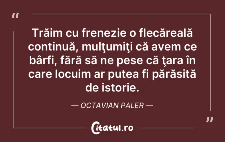 Fiecare zi ne oferă oportunitatea de a ... Fiecare zi ne oferă oportunitatea de a ...