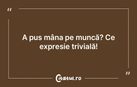 S. R. I. -ul ştie tot ce se întâmplă...