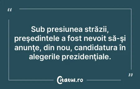 De când se ştie, ţara noastră a dus ...