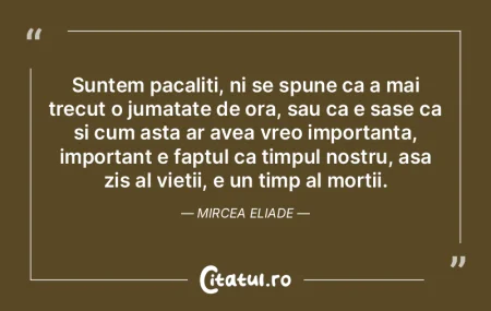 Suntem pacaliti, ni se spune ca a mai tr...