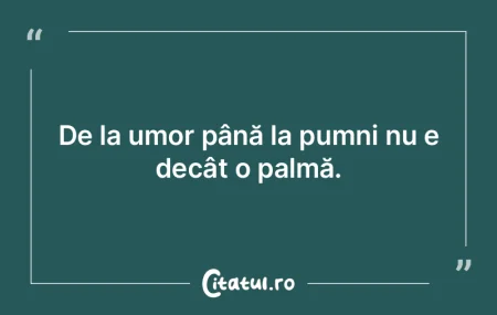Urmaţi-vă destinul, nu căutaţi să-l...