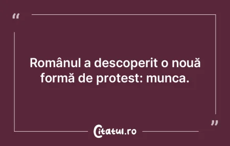 Singura politică pe care o mai putem fa...