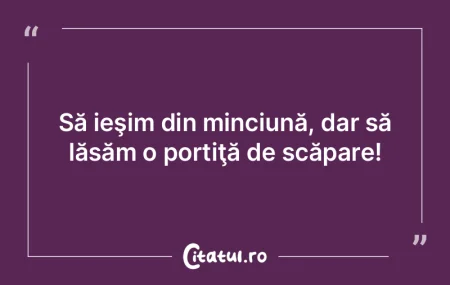 Hiperluciditatea e tot o formă de pierd...