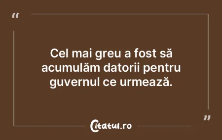 Doresc poporului român tot ce poporul a...