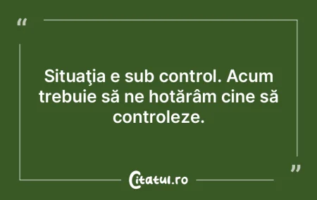 O revoluţie e atunci când convingi mai...