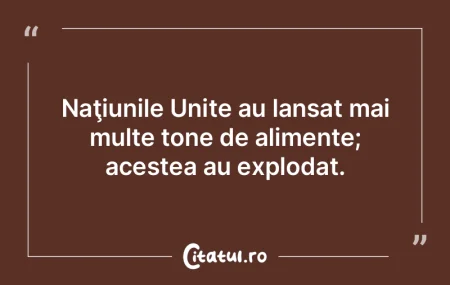 Râdeţi voi, râdeţi, dar să ştiţi ...