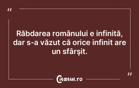 Un mare gânditor nu va construi nicioda...
