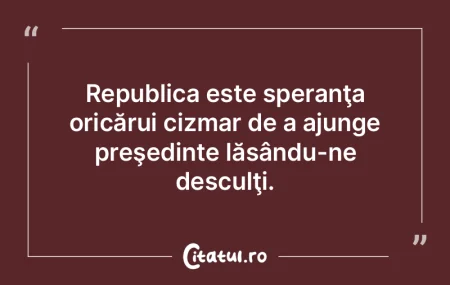 Conducătorii noştri se amăgesc cu fap...