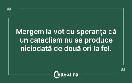 Şi anul acesta a fost un an al tranziţ...