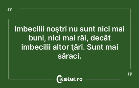 Nimeni nu are o impresie prea bună desp...