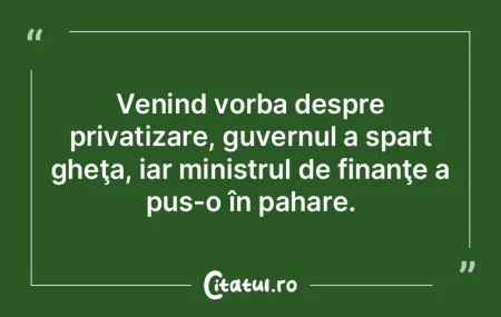 Uneori, ceea ce nu facem e mai important...