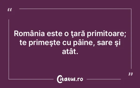 Când au văzut că ne distrugem singuri...