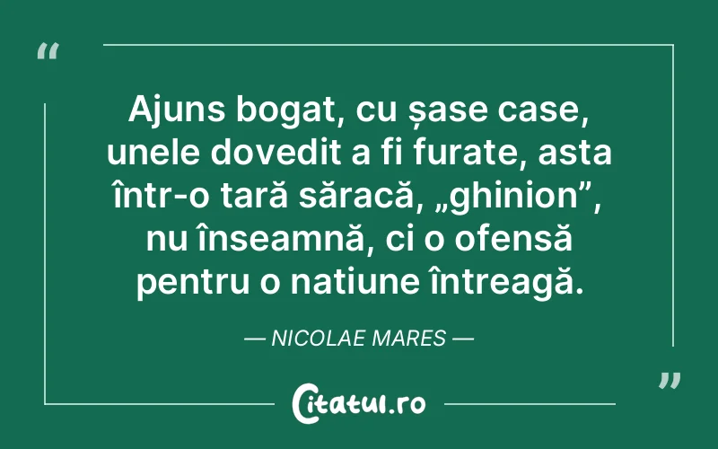 Citat Nicolae Mares - citate viata