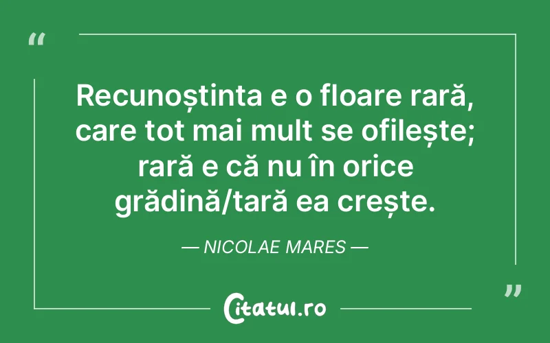 Citat Nicolae Mares - citate viata