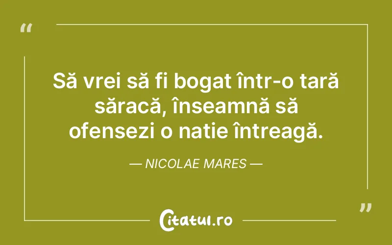 Citat Nicolae Mares - citate viata