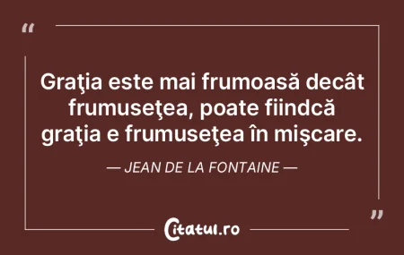 A fi bun este admirabil, dar este esenț...