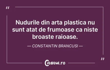 Singurul moment frumos al unei opere e a... Singurul moment frumos al unei opere e a...