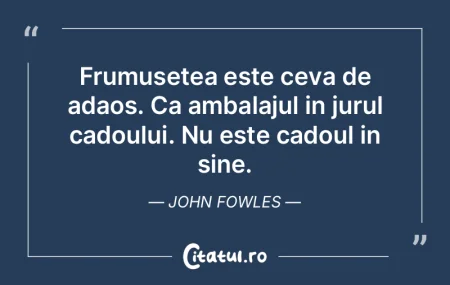 Lasati-ne sa traim pentru frumusetea rea...