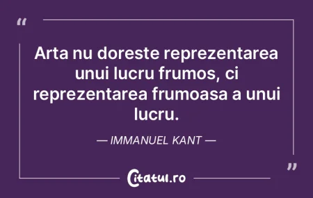 Căci frumosul nu-i altceva decât înce...