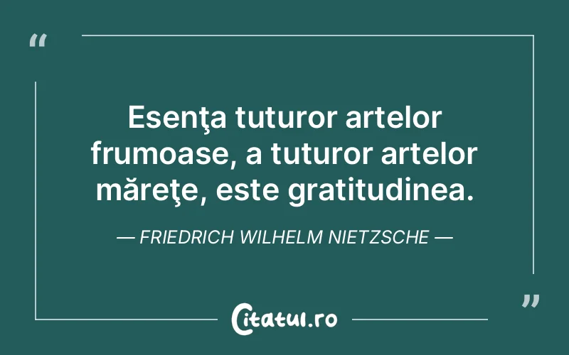 Citat Friedrich Wilhelm Nietzsche - citate viata