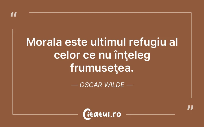 Citat Oscar Wilde - citate viata