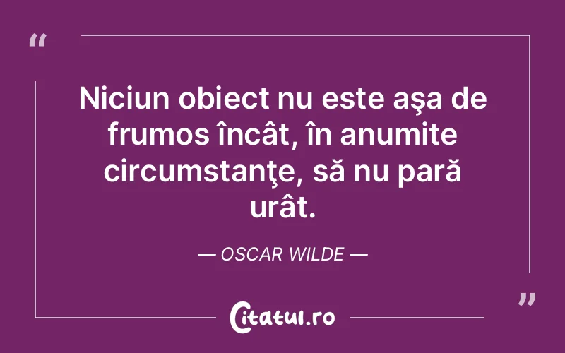Citat Oscar Wilde - citate viata