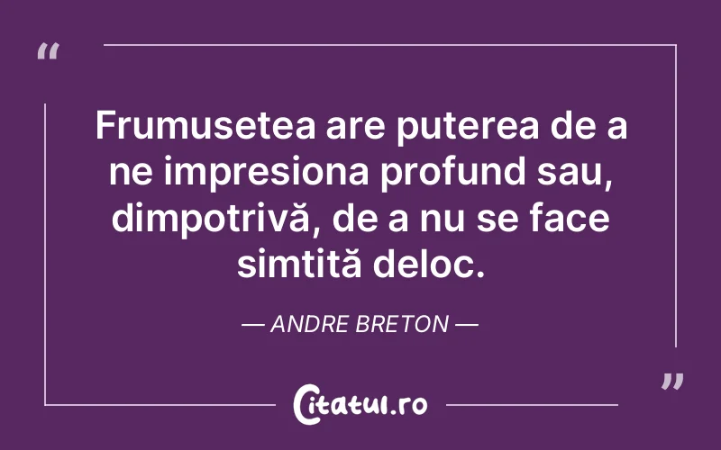 Citat Andre Breton - citate viata