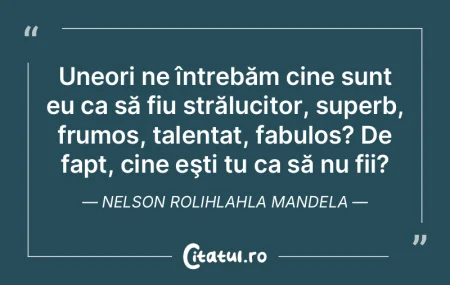 Doar din basmele adevărate s-au născut...