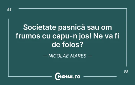 Nu găsi cusur, găseşte un remediu. He... Nu găsi cusur, găseşte un remediu. He...