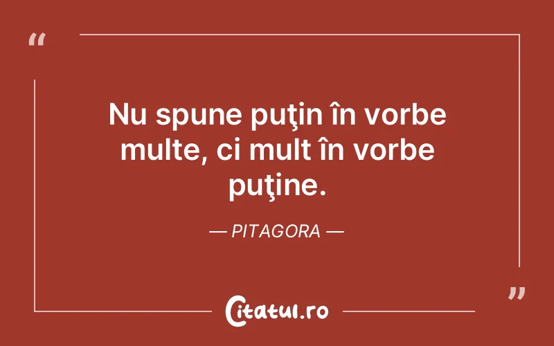 Citat Pitagora - citate viata
