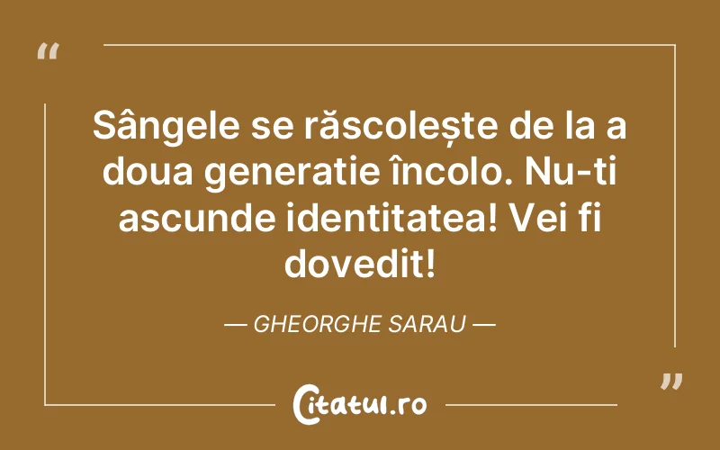 Citat Gheorghe Sarau - citate viata