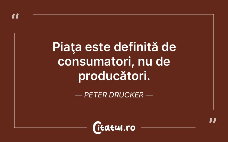Citat Peter Drucker - citate viata