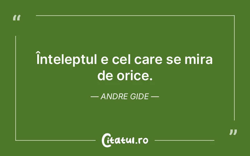 Citat Andre Gide - citate viata